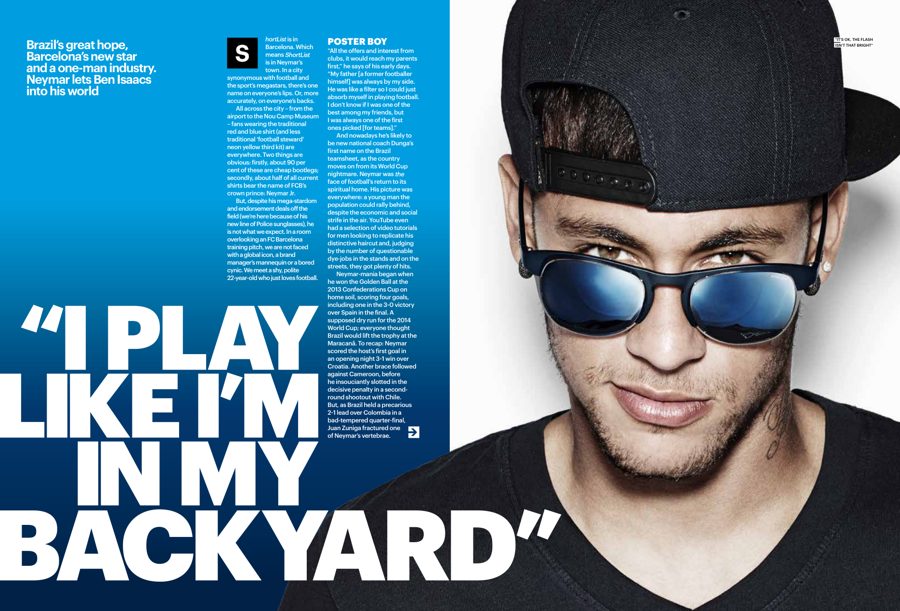 Thumbnail of Ben Isaacs' ShortList feature on Neymar
